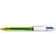 BIC STYLO BILLE 4 COULEURS FLUO 982868