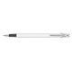 STYLO PLUME, BLANC, BEC M