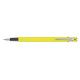 STYLO PLUME, JAUNE FLUO, BEC M