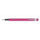 STYLO PLUME,POURPRE FLUO, BEC M