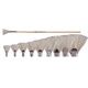 BROSSE SOIE EVENTAIL 450E N° 0