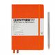 NOTEBOOK IN ORANGE MEDIUM LIGNE